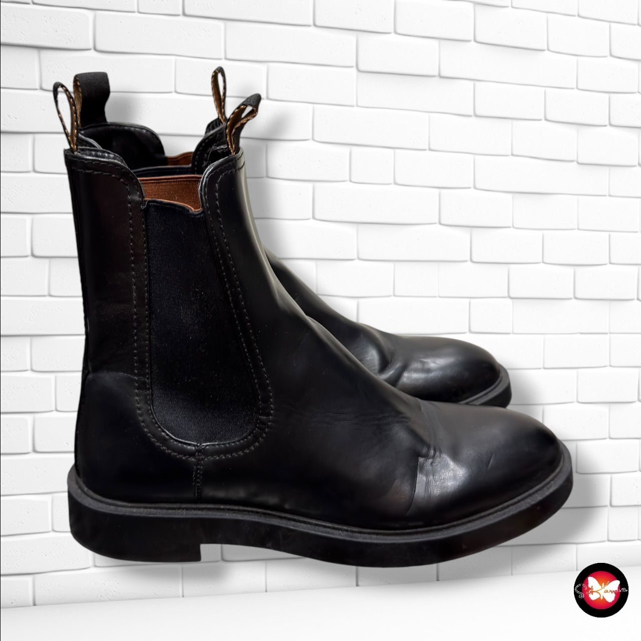 **HOY** Botines con gomas H&amp;M color Negro Talla Calzado 41