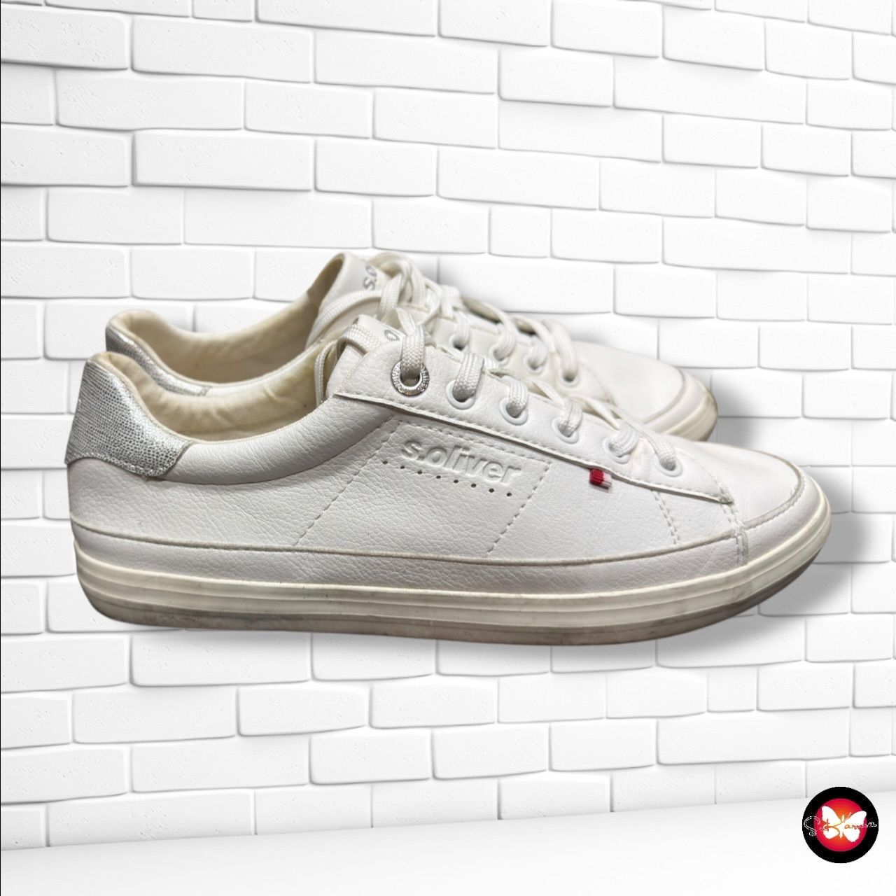 **HOY** Zapatillas de piel S.OLIVER color Blanco Talla Calzado 39