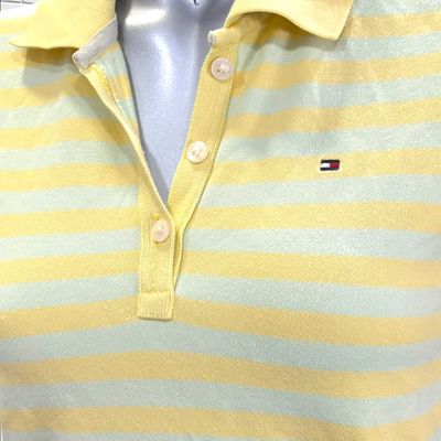 **HOY** Polo de manga corta TOMMY HILFIGER color Amarillo y verde manzana Talla S