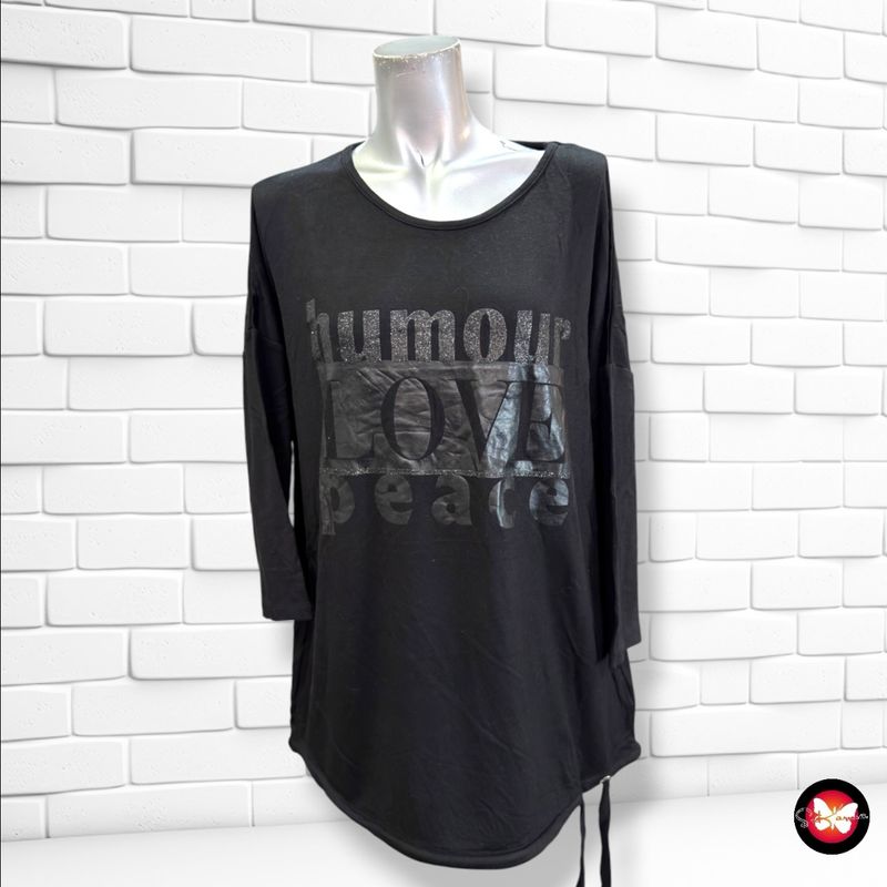 **HOY** Camiseta de media manga ESMARA color Negro Talla 44/46