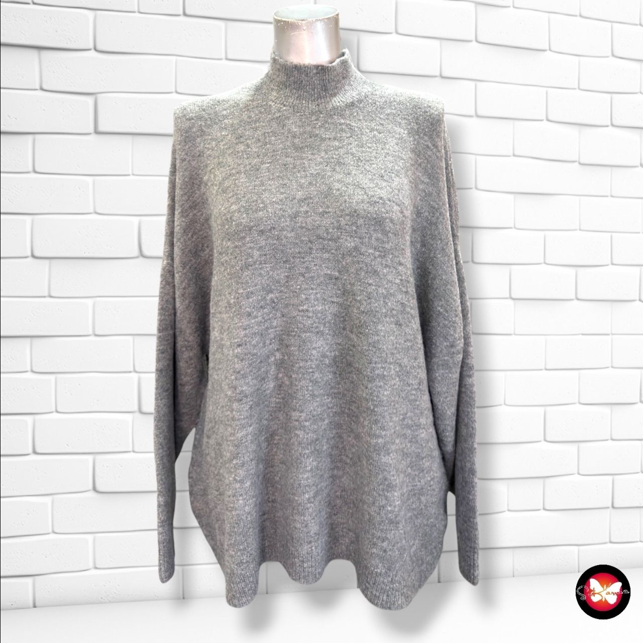 **HOY** Jersey de manga larga JANINA color Gris Talla XL
