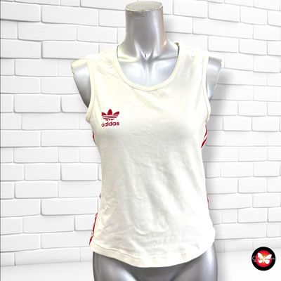 **HOY** Camiseta sin mangas ADIDAS color Blanco y rojo Talla 36