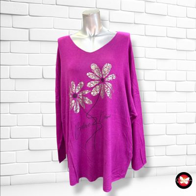 **HOY** Jersey de manga larga  color Morado Talla ÚNICA GRANDE