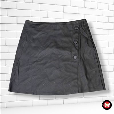**HOY** Falda de piel sintética COLLOSEUM color Negro Talla M