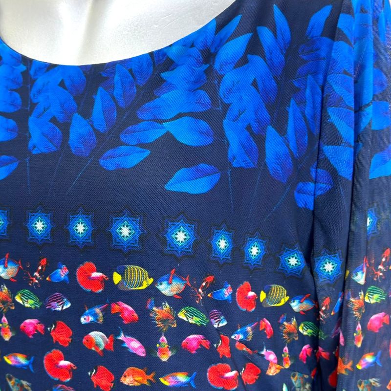 **HOY** Vestido de media manga DESIGUAL color Varios Talla M