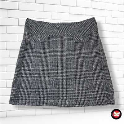 **HOY** Falda de paño JANINA color Gris y negro Talla 42