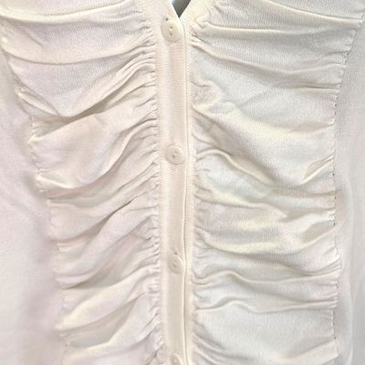 **HOY** Chaqueta de punto CABLE&amp;GAUGE color Blanco Talla XL