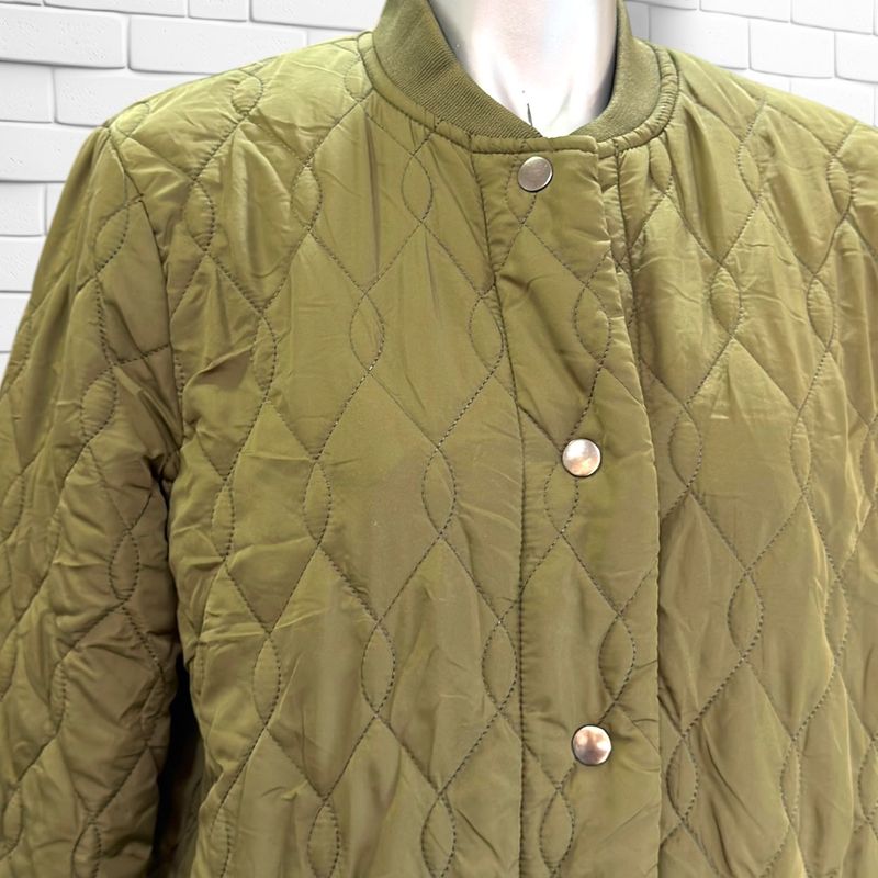 **HOY** Chaquetón acolchado fino KAFFE color Verde militar Talla 34