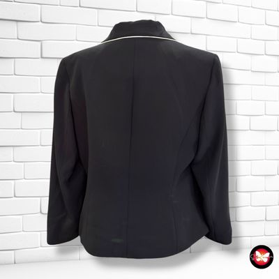 **HOY** Blazer corte vintage SAVANNAH color Negro y blanco Talla 42