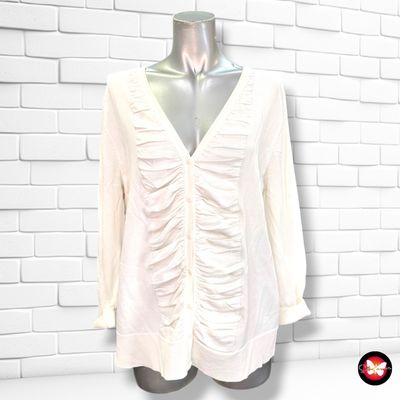 **HOY** Chaqueta de punto CABLE&amp;GAUGE color Blanco Talla XL
