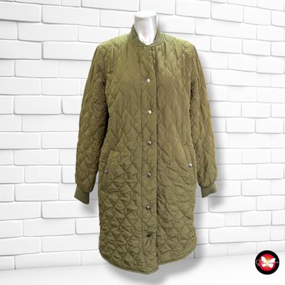 **HOY** Chaquetón acolchado fino KAFFE color Verde militar Talla 34