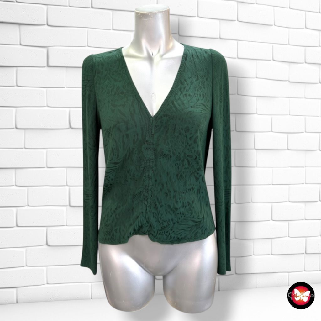**HOY** Blusa de manga larga H&amp;M color Verde Talla 40 (pequeña)