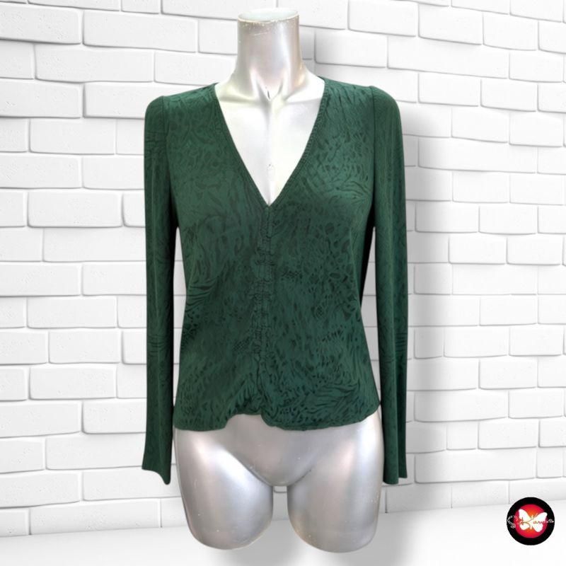 **HOY** Blusa de manga larga H&amp;M color Verde Talla 40 (pequeña)