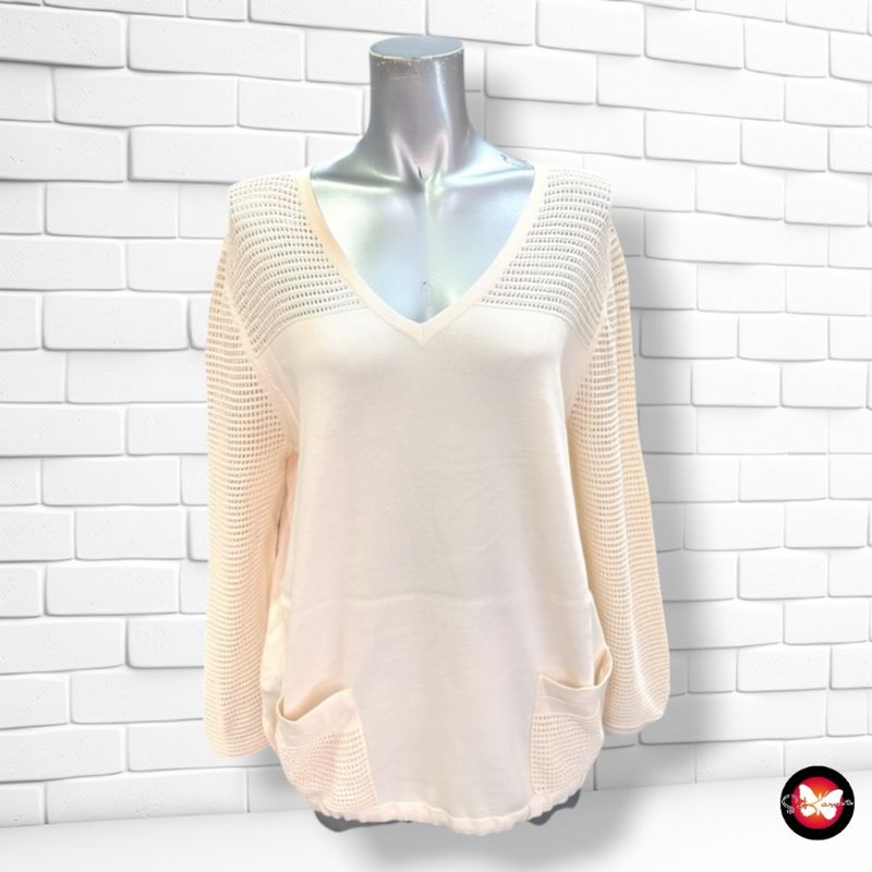 **HOY** Jersey caladito ESTELLE JOLIE color Crema Talla 40
