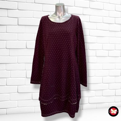 **HOY** Vestido tipo sudadera  color Berenjena Talla L/XL