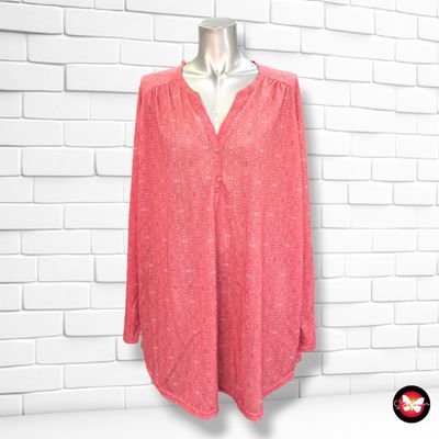 **HOY** Camiseta de manga larga GINA BENOTTI color Fresa y blanco Talla 52/54