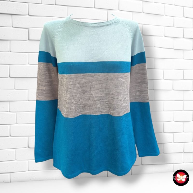 **HOY** Jersey STEILMANN color Gris, turquesa y celeste Talla S