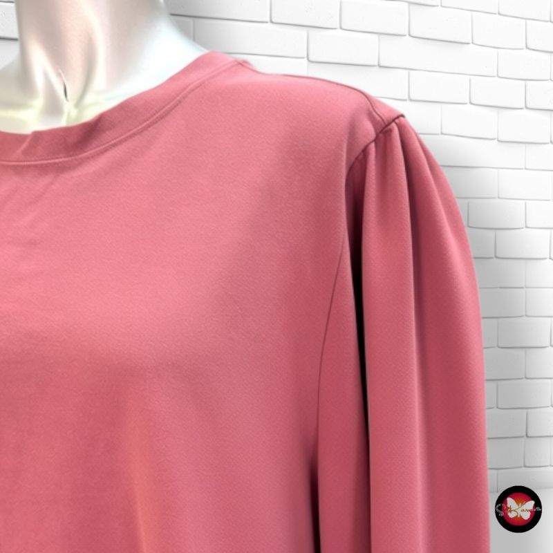 **HOY** Sudadera con mangas abullonadas MS MODE color Granate Talla XXL
