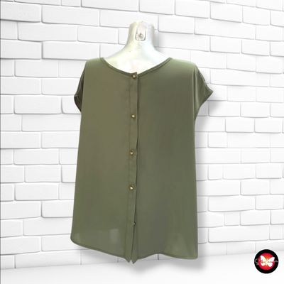**HOY** Blusa sin mangas BONITA color Verde oliva Talla ÚNICA GRANDE