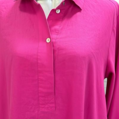 **HOY** Vestido de lino CHRISTIAN BERG color Fucsia Talla 42