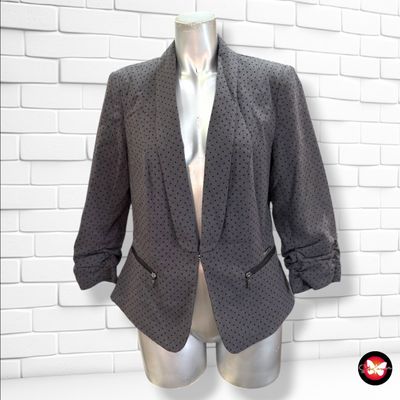 **HOY** Blazer de lunares ORSAY color Gris y negro Talla XS