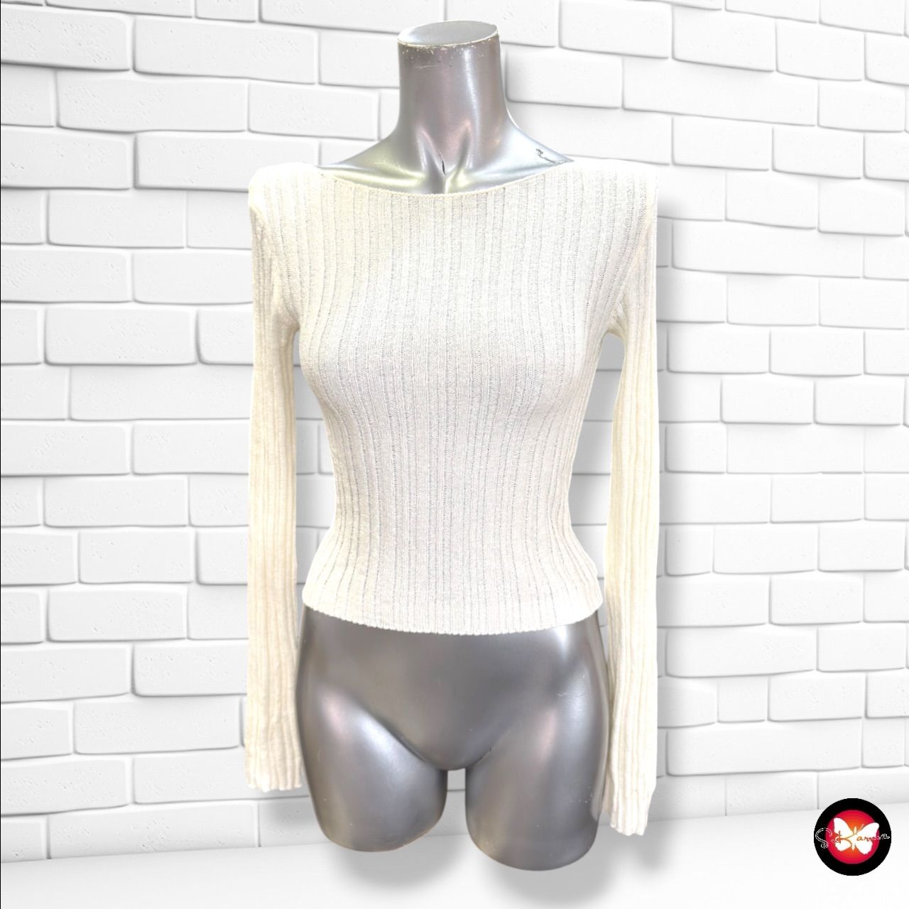 **HOY** Jersey de manga larga FB SISTER color Blanco Talla XS