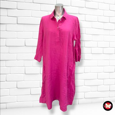 **HOY** Vestido de lino CHRISTIAN BERG color Fucsia Talla 42