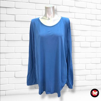**HOY** Camiseta de manga larga color Azul Talla 5XL