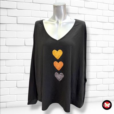 **HOY** Camiseta de manga larga  color Negro Talla 3XL
