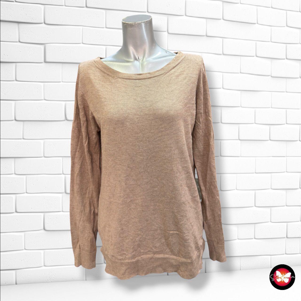 **HOY** Jersey de manga larga GALERIA color Habano Talla L