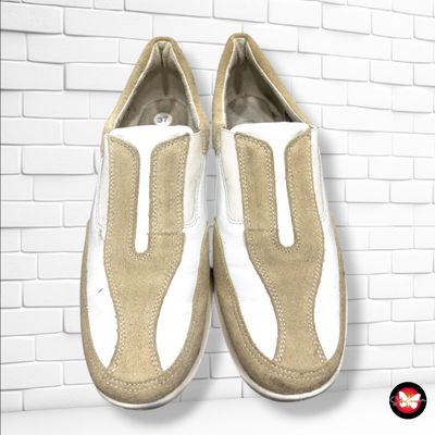 **HOY** Zapatillas de piel y ante ROHDE color Blanco y beige Talla Calzado 37