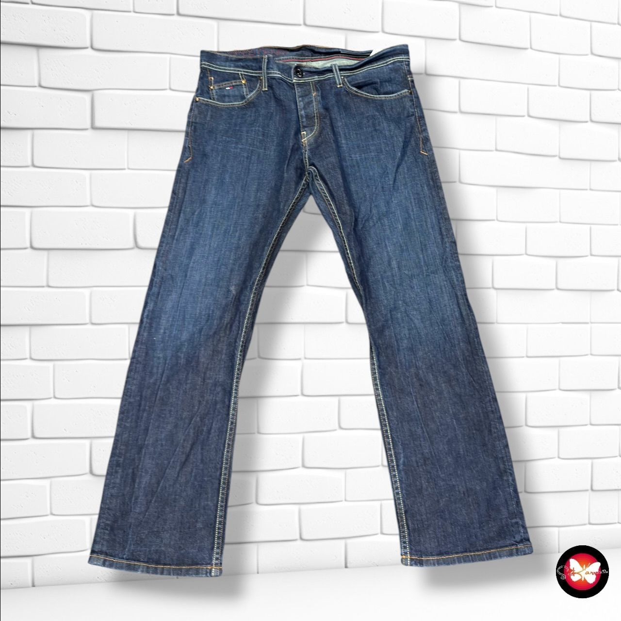**HOY** Pantalón TOMMY HILFIGER color Azul vaquero oscuro Talla Hombre W36 L30
