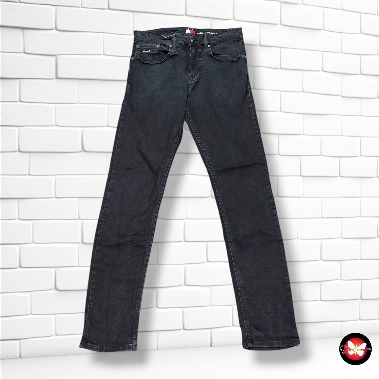 **HOY** Pantalón AUSTIN SLIM TAPERED TOMMY HILFIGER color Negro vaquero Talla Hombre W29 L32