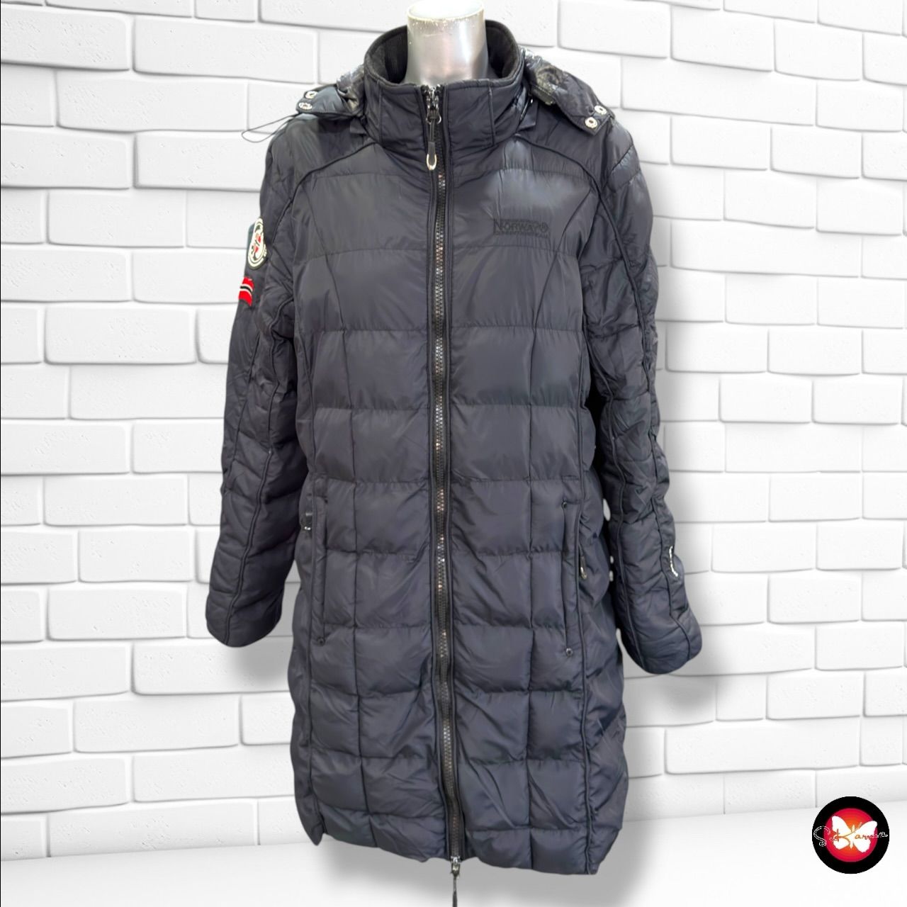 **HOY** Chaquetón acolchado GEOGRAFICAL NORWAY color Negro Talla 44 (16UK)