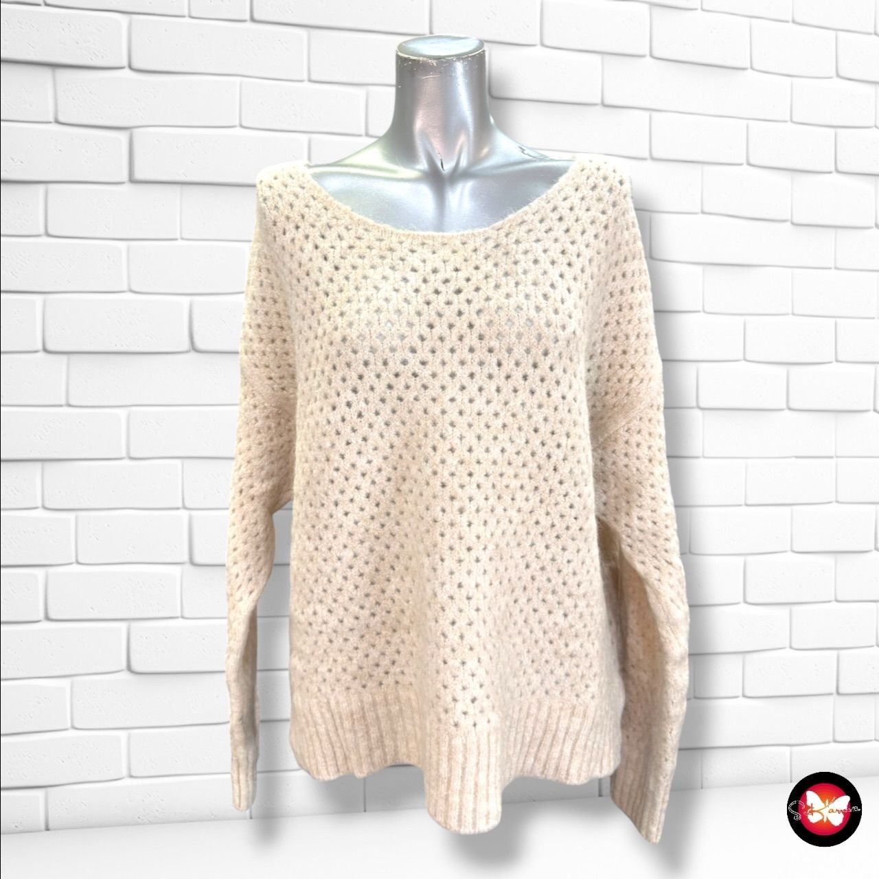 Jersey de manga larga MILANO color Crema Talla M