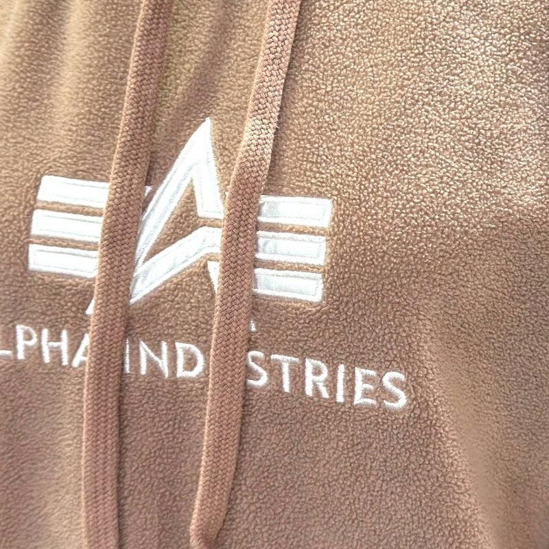 Sudadera de polar ALPHA INDUSTRIES color Habano Talla S