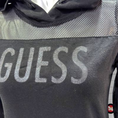 Vestido maxi sudadera GUESS color Negro Talla 14 años