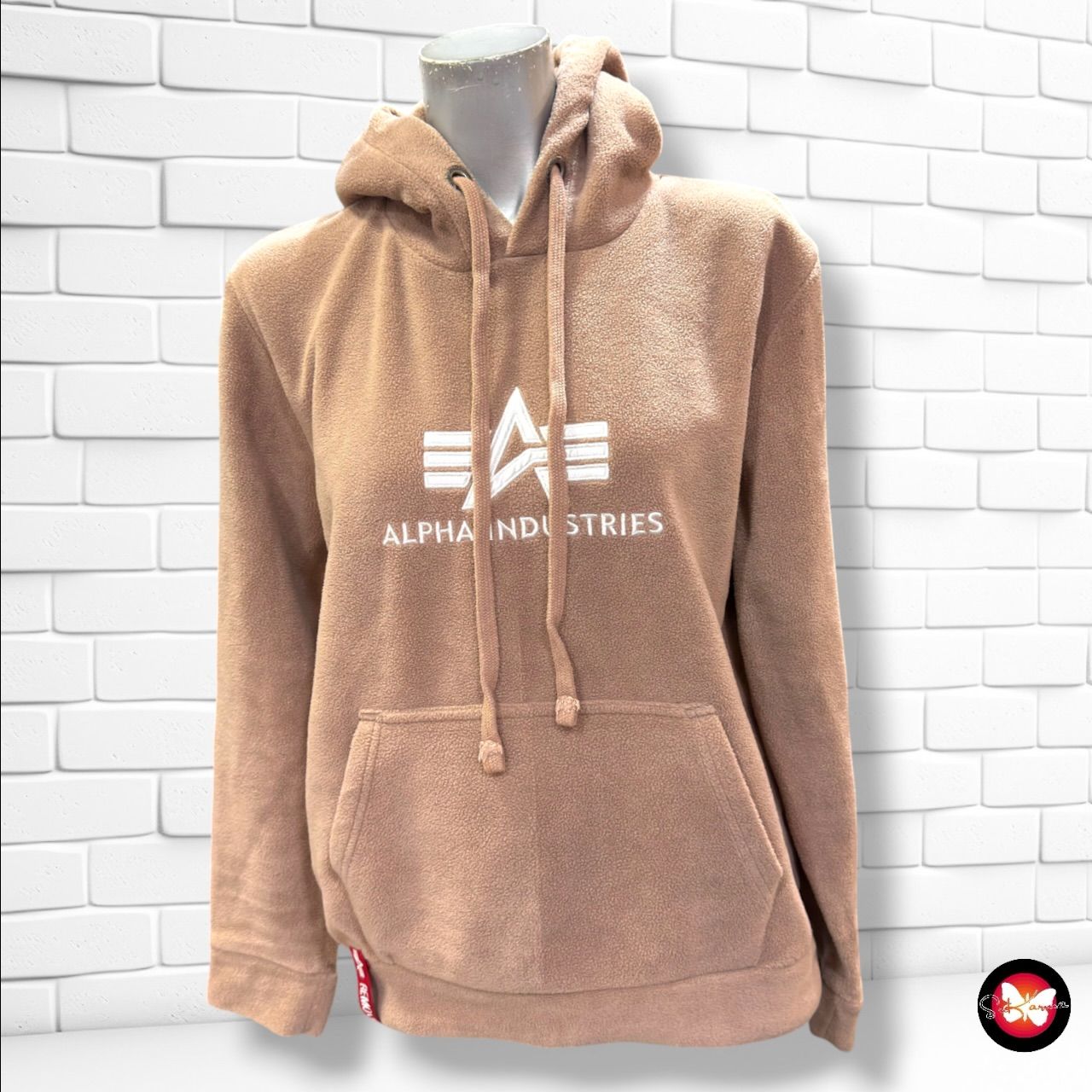 Sudadera de polar ALPHA INDUSTRIES color Habano Talla S