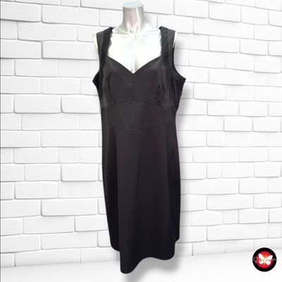 **HOY** Vestido de noche con encaje H&amp;M color Negro Talla 46
