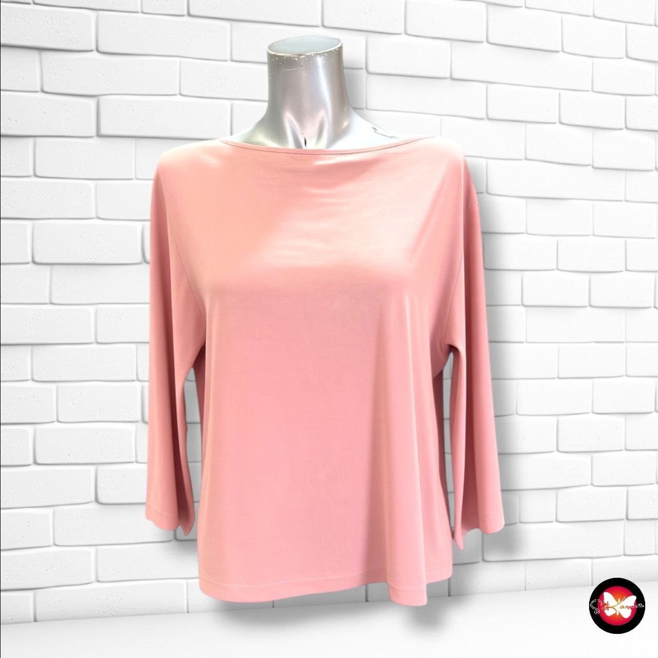 **HOY** Blusa de media manga RE.DRAFT color Rosa Talla 44 (pequeña)