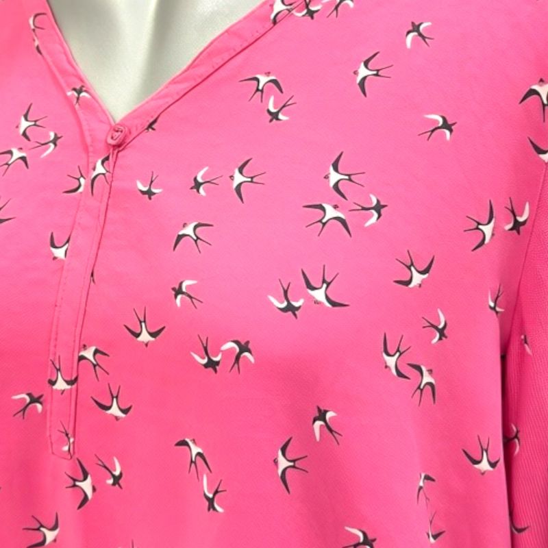 **HOY** Blusa de media manga CECIL color Rosa Talla L