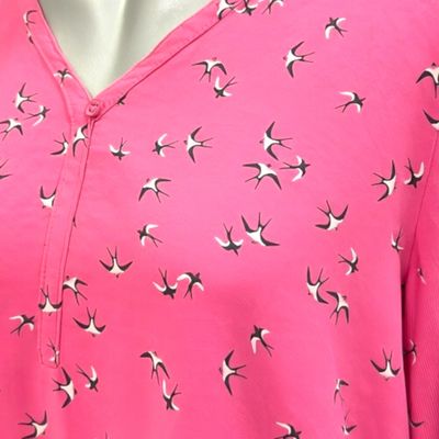 **HOY** Blusa de media manga CECIL color Rosa Talla L