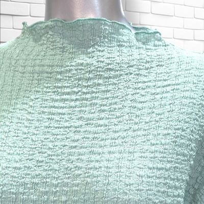 **HOY** Blusa de manga larga PAGE ONE color Menta Talla XXL