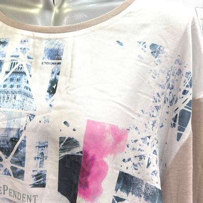 **HOY** Jersey de manga larga con frente satinado BONITA color Varios Talla L