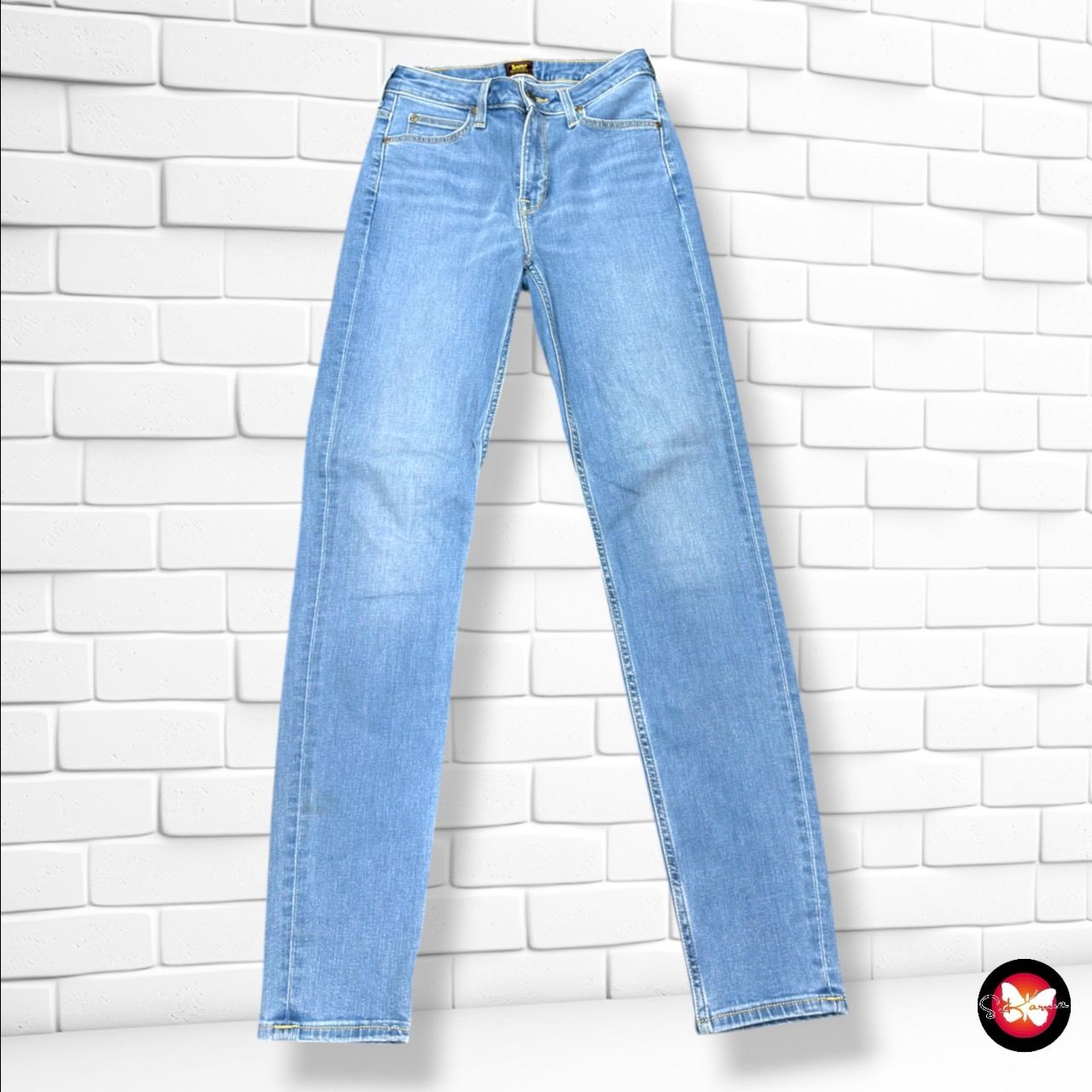 **HOY** Pantalón SCARLETT HIGH · LEE color Azul vaquero Talla M (W28 L33)