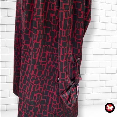 **HOY** Blusa de media manga  color Negro y granate Talla L