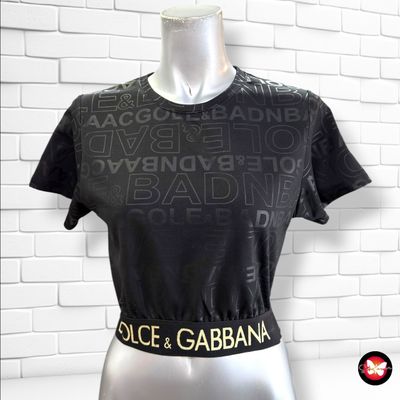 **HOY** Camiseta cropped color Negro Talla S