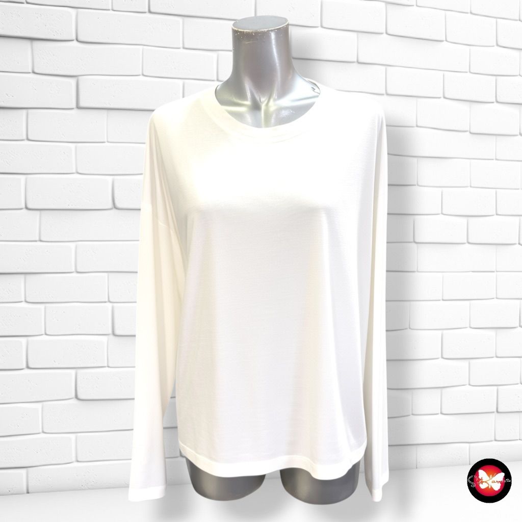 **HOY** Camiseta de manga larga H&amp;M color Blanco Talla M (grande)