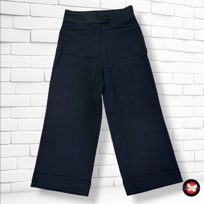 **HOY** Pantalón de vestir ancho de pierna RIANI color Negro Talla 38