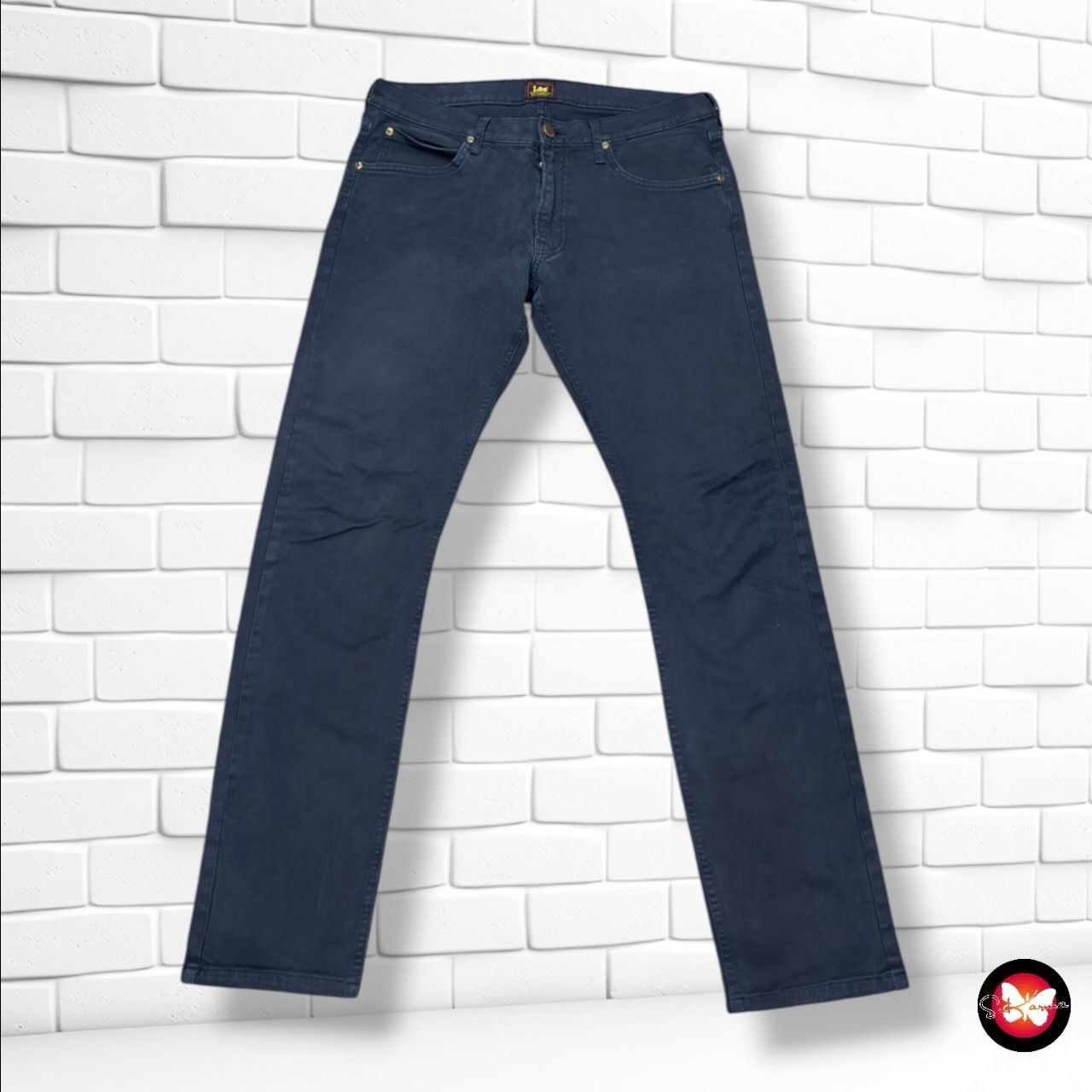 Pantalón LEE color Azul marino Talla Hombre W32